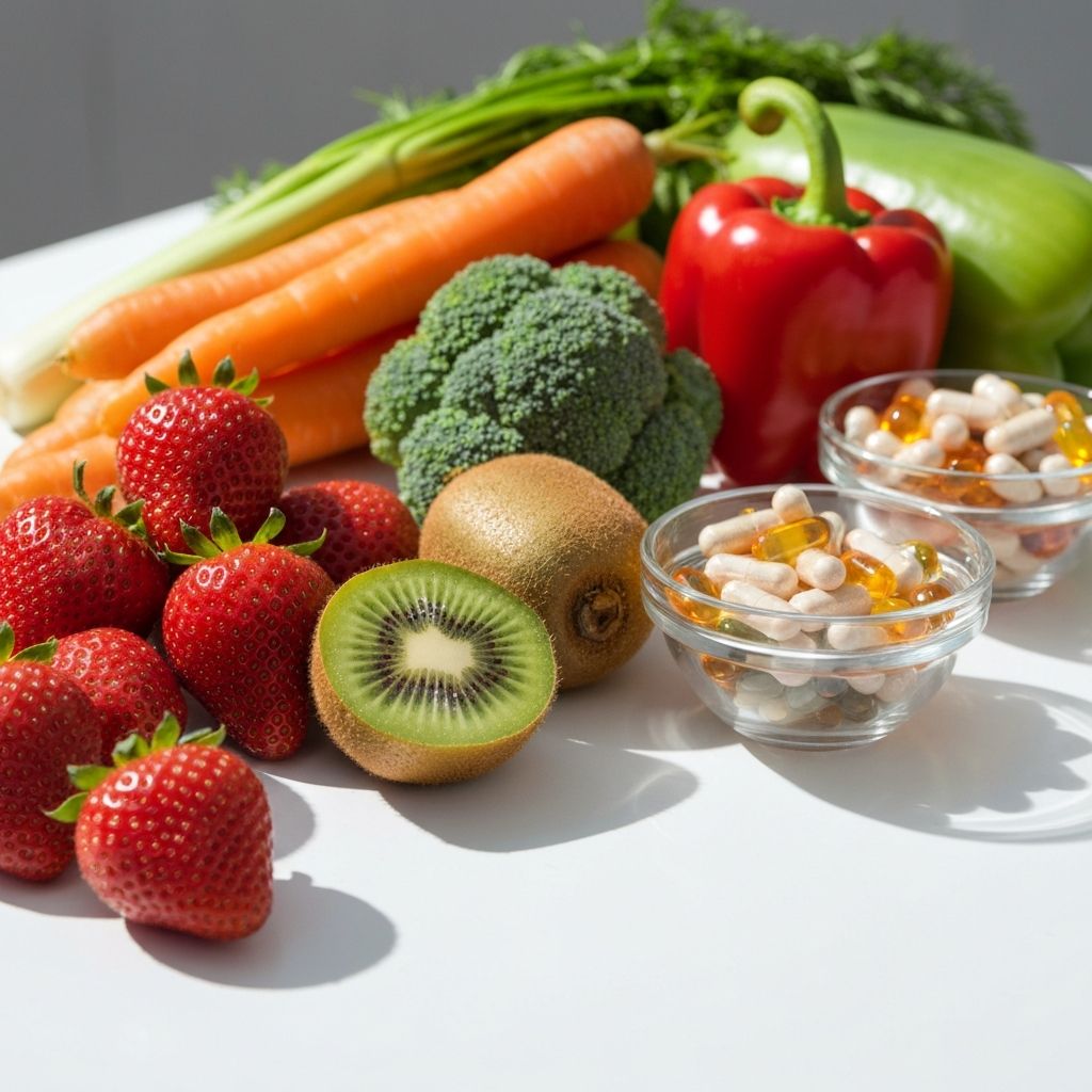 Frisches Obst und Gemüse